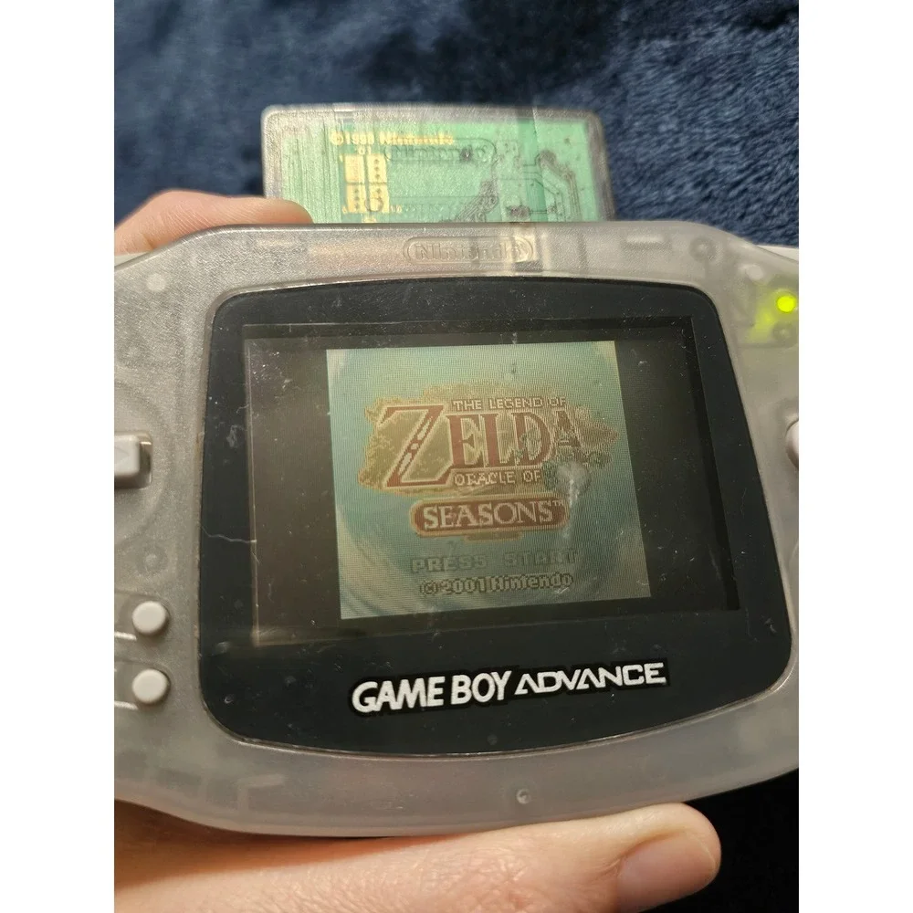 Nintendo Game Boy Advance, specifically in the translucent 